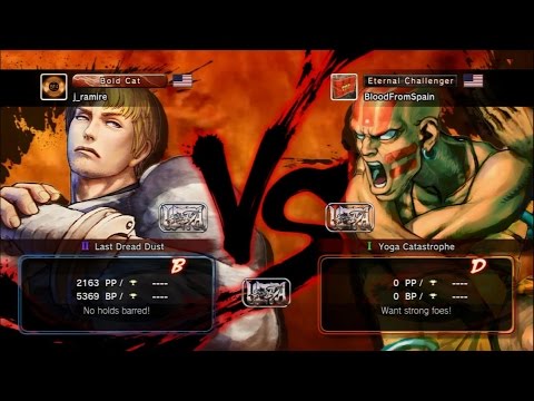 USF4 - Cody (j_ramire) Vs Dhalsim (BloodFromSpain) 720p60fps HD◄◄
