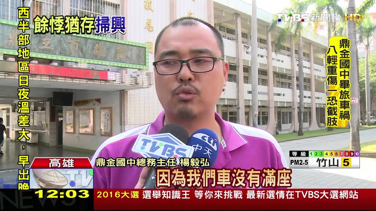 掃興畢旅!未受傷學生分乘他車 行程照舊