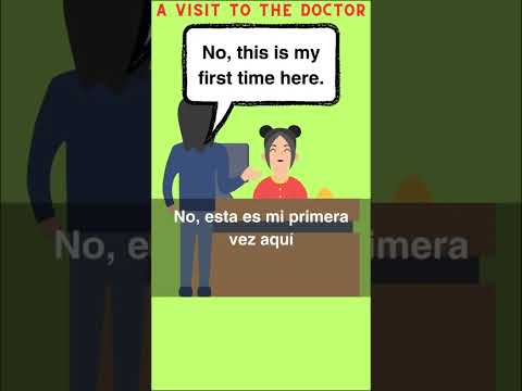 English Dialogues for Beginners | A Visit to the Doctor ✅ #inglesamericanohoy
