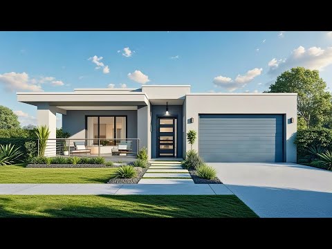 24 Modern Small House Design Ideas with Amazing Garage Designs!