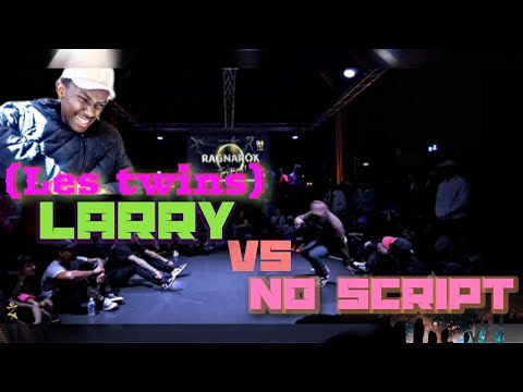Reaction (Les twins) Larry vs Noscript /RAGNARÖK UNEXPECTED