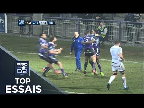 TOP Essais de la J15– PRO D2 – Saison 2018-2019