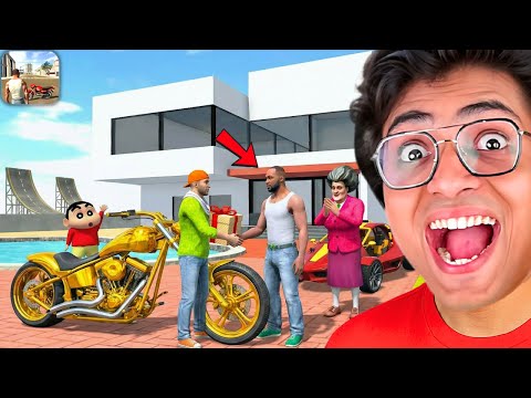 INDIAN THEFT AUTO Jack Going to INDIAN BIKE DRIVING 3D City to meet Franklin😱