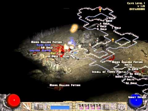 Diablo 2 HD replay run on Coldcrow