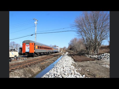 Abandoned railroad siding being restored to service - Melville, RI