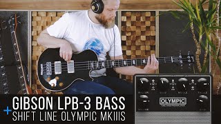 Video thumbnail for Gibson LPB-3 Bass + Shift Line Olympic MkIIIS | quick test by bajjjan records