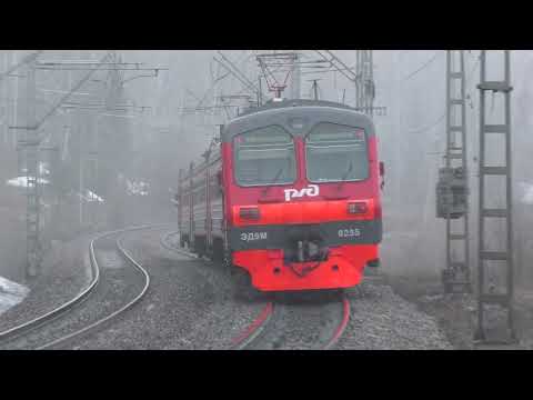Nice snow day on the Line "Snezhnitsa - Kacha", TransSiberian Railway