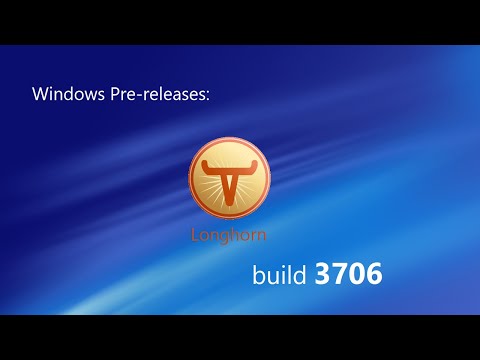 Windows Pre-releases: Windows Longhorn build 3706