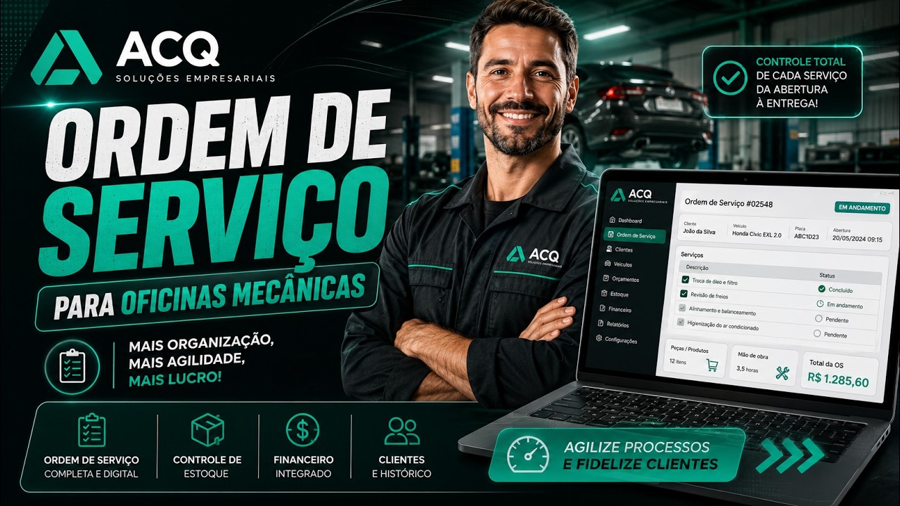 Demonstração do Módulo de Ordem de Serviço — ACQ Soluções