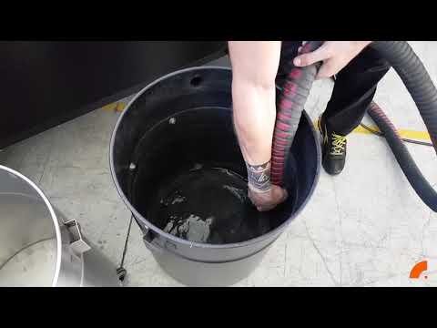 Aspiradora para limpieza de virutas taladrina y aceite en máquinas de control numérico CNC iVision