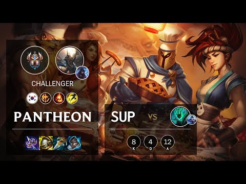 Pantheon Support vs Thresh - KR Challenger Patch 11.15