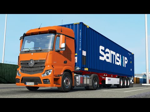 ETS2 1.35 ProMods 2.41 Mercedes Actros MP4  Nuremberg - Frankfurt - Amsterdam