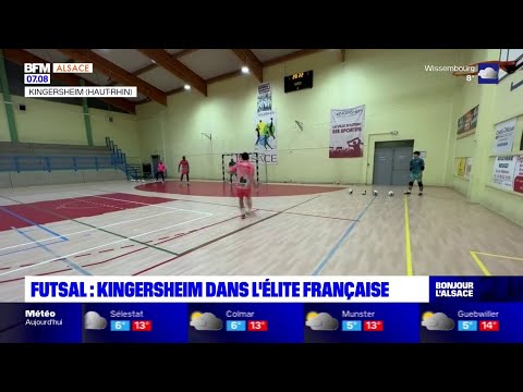 Haut-Rhin: l'équipe de futsal de Kingersheim atteint des sommets