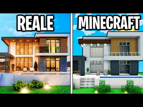 CASA VITA REALE vs CASA MINECRAFT contro BELLAFACCIA!