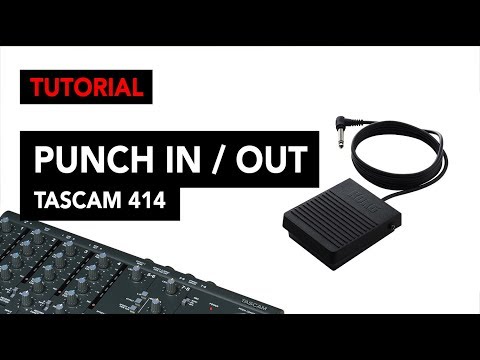 Tascam 414 tutorial: Punch in / out