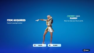 How To Get Classy Emote NOW FREE in Fortnite! (Free Classy Emote)