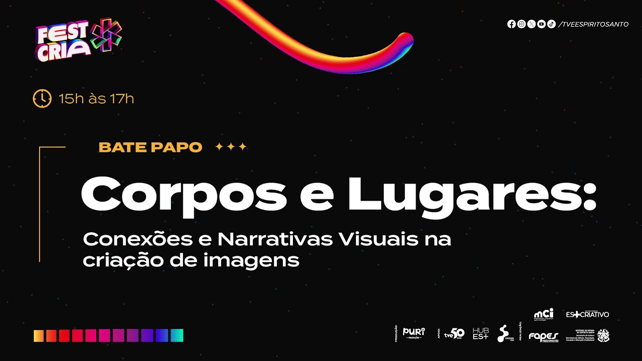 FestCria | Bate-papo Corpos e Lugares: Conexões e Narrativas Visuais | 05/12 | 15h