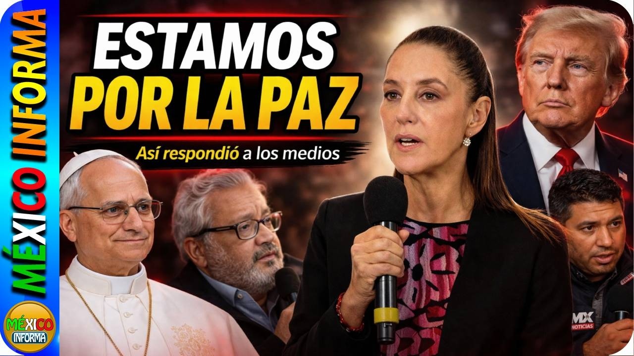 SIN PELOS EN LA LENGUA. LA PRESIDENTA RESPONDE ANTE EL C0NFLICTO DE MEDIO ORIENTE Y TRUMP.