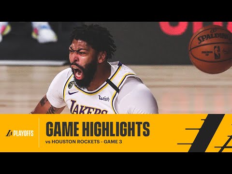 HIGHLIGHTS | Anthony Davis (26 pts, 15 reb, 6 ast) vs Houston Rockets