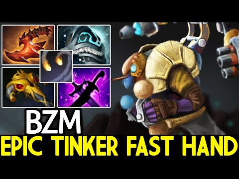 BZM [Tinker] Epic Tinker Fast Hand Deal with Top 1 MMR Dota 2