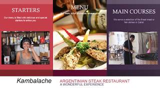 preview picture of video 'Kambalache Argentinian Restaurant Alicante. Argentinian Steaks and Tango - Catral'