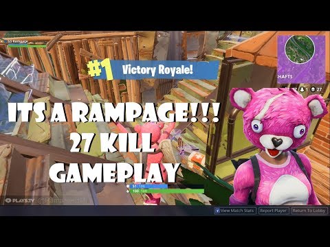 ITS A RAMPAGE!!! 27 Kill Solo Squad