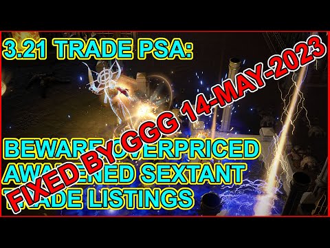 POE 3.21 - Trade - Awakened Sextant Trade Listings Were Ripoffs (FIXED) - Path of Exile Crucible