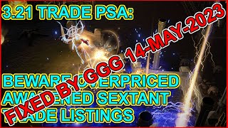POE 3.21 - Trade - Awakened Sextant Trade Listings Were Ripoffs (FIXED) - Path of Exile Crucible
