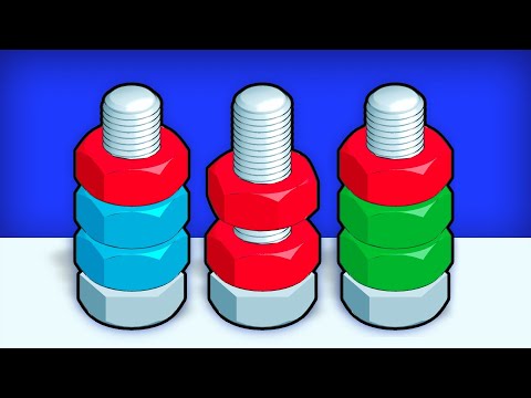 Nuts Puzzle Sort By Color Walkthrough - YouTube