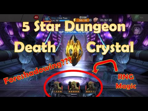 5 Star Death Crystal Opening - Iron Toes Luck!! - Marvel: Contest of Champions