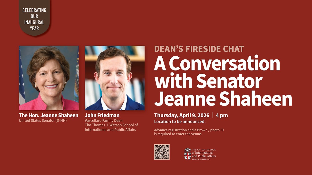 Dean’s Fireside Chat: A Conversation with Senator Jeanne Shaheen