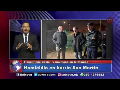 Homicidio en barrio San Martín