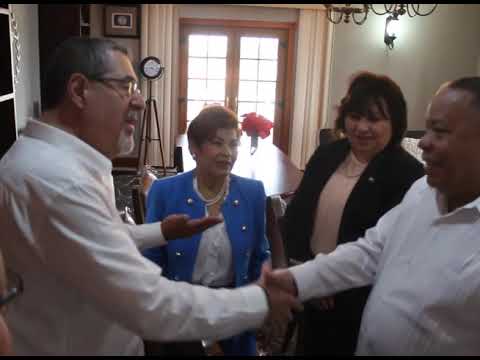 Guatemala’s President elect Arevalo Visits Belize