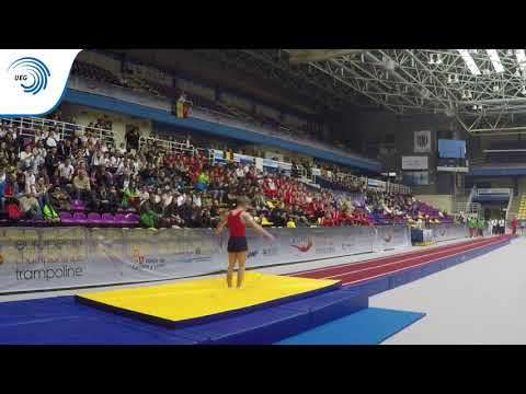 Vadim AFANASEV (RUS) - 2016 Tumbling junior Europeans, silver medallist