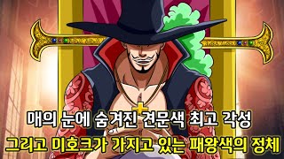 [원피스 분석]견문색의 최고각성 매의 눈 미호크 그리고 미래를 예지할 수 있는 샹크스의 숨겨진 능력