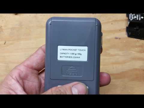 Lyman Pocket Touch 1500 grain 100 gram scale fail