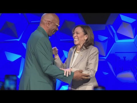 Re-watch | Steve Harvey moderates conversation with VP Kamala ...