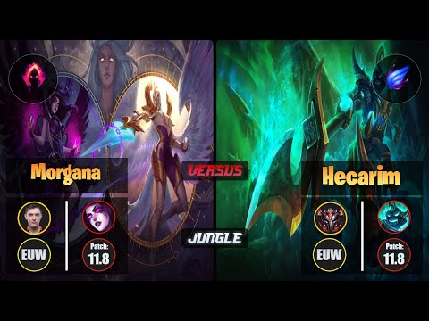 Selfmade MORGANA (Jungle) [Dark Harvest] VS HECARIM - Grandmaster EUW Patch 11.8