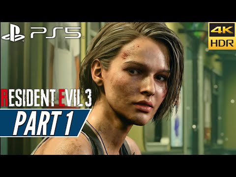 RESIDENT EVIL 3 REMAKE (PS5) Walkthrough Gameplay PART 1 [4K 60FPS HDR] - No Commentary