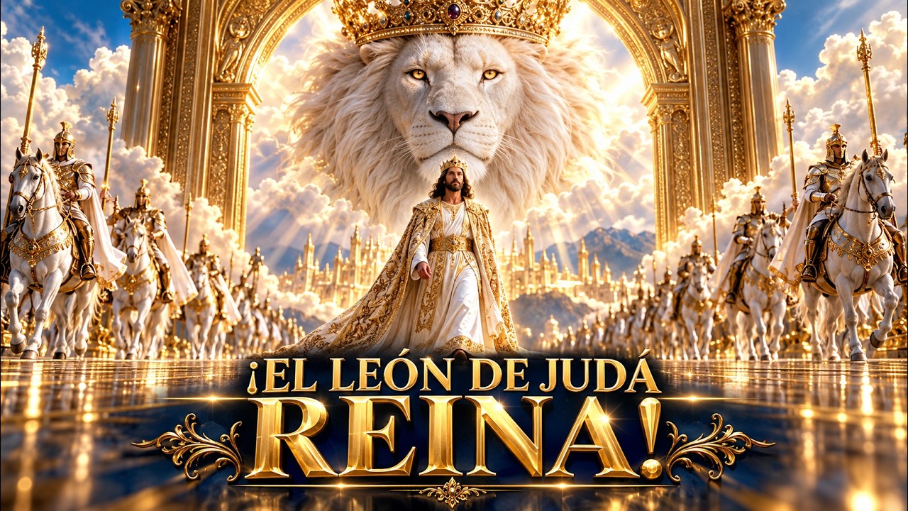 🦁 ¡HE AQUÍ EL LEÓN DE JUDÁ! | ¡EL REY DE REYES HA VENCIDO! 👑 | ADORACIÓN PODEROSA