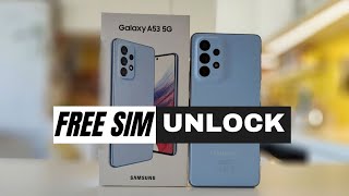 Unlock Samsung A53 Unlock Virgin Mobile and SIM Network Unlock Pin for Samsung A53