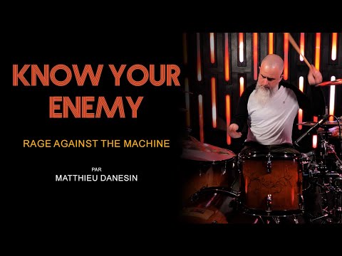 Rage Against The Machine - Know your enemy -- drum cover par Matthieu Danesin