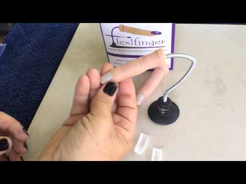 The Flexifinger - silicone training finger for all nail technicians