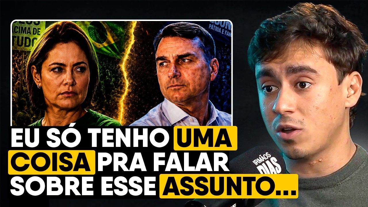 NIKOLAS FERREIRA é SINCERO sobre o ATRITO entre MICHELLE e FLÁVIO BOLSONARO
