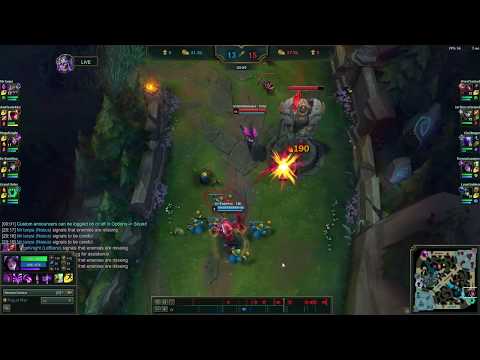 Thresh hook on Kaisa mid ult