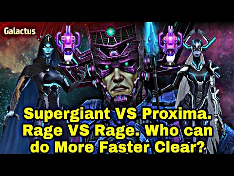 Galactus Quickly Clear With Proxima And Supergiant | Ctp of Rage Used - Marvel Future Fight