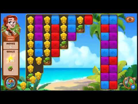Lost Island Blast Adventure Level 1017 - NO BOOSTERS 🏝️ | SKILLGAMING ✔️