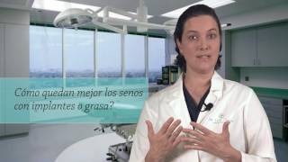 ¿Cómo quedan mejor los senos con implantes o grasa