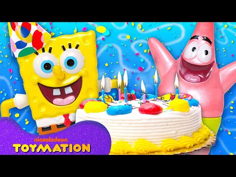 70 MINUTES of SpongeBob's BEST Toy Moments for 25th Anniversary! 🎂💛 | Toymation