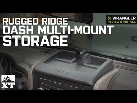 Jeep Wrangler Rugged Ridge Dash Multi-Mount Storage System (2007-2010 JK) Review & Install